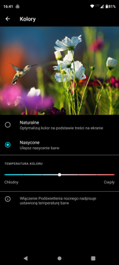 Wybrane funkcje interfejsu i personalizacji