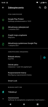 Wybrane funkcje interfejsu i personalizacji