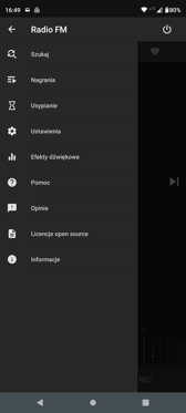 Ustawienia dźwięku | Radio FM