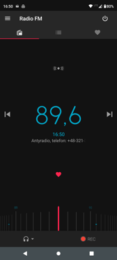 Ustawienia dźwięku | Radio FM