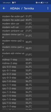 Huawei P50 Pro - konfiguracja sprzętowa (AIDA64)