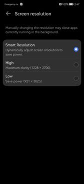 Huawei P50 Pro - rozdzielczość, odświeżanie i AOD