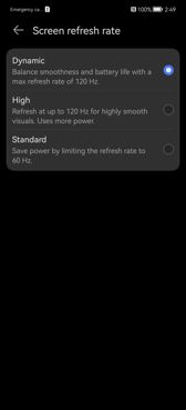 Huawei P50 Pro - rozdzielczość, odświeżanie i AOD