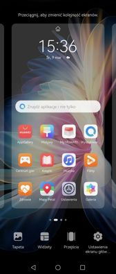 Huawei P50 Pocket - interfejs użytkownika