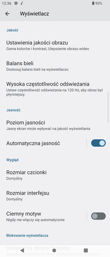 Sony Xperia Pro-I - ustawienia wyświetlacza