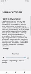 Sony Xperia Pro-I - wielkość czcionki i interfejsu