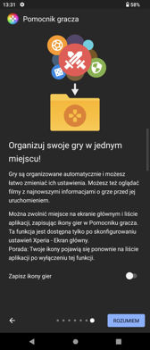 Sony Xperia Pro-I - Pomocnik gracza