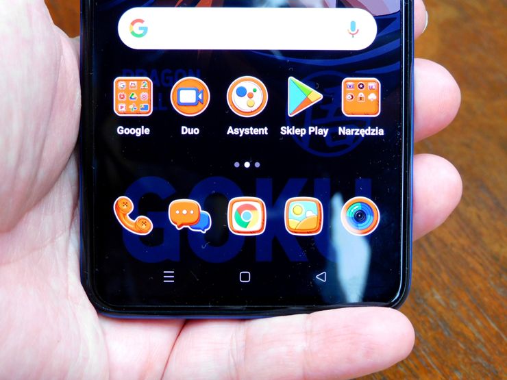 Realme GT Neo3T Dragon Ball Z Edition - elementy interfejsu
