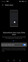 Ustawienia wyświetlania, tryb dla seniora, wiele okien