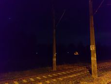 To co było widać, zdjęcie bez trybu nocnego i z trybem nocnym