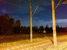 To co było widać, zdjęcie bez trybu nocnego i z trybem nocnym