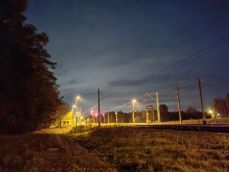 To co było widać, zdjęcie bez trybu nocnego i z trybem nocnym