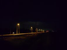 To co było widać, zdjęcie bez trybu nocnego i z trybem nocnym