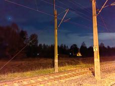 To co było widać, zdjęcie bez trybu nocnego i z trybem nocnym
