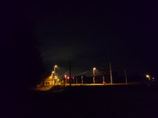 To co było widać, zdjęcie bez trybu nocnego i z trybem nocnym