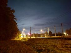 To co było widać, zdjęcie bez trybu nocnego i z trybem nocnym