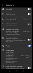 Dodatkowe menu, płynne powiększenie itd.