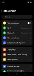 Interfejs Realme 14 Pro+