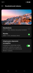 Interfejs Realme 14 Pro+