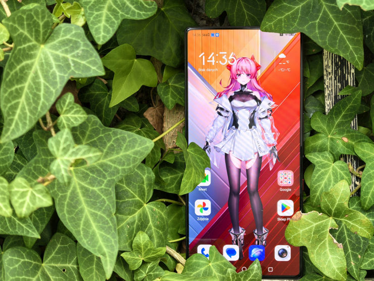 Nubia Red Magic 10 Pro - z przodu, w zieleni