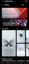 Nubia Red Magic 10 Pro - interfejs graficzny