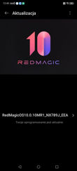 Nubia Red Magic 10 Pro - interfejs graficzny