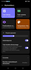Nubia Red Magic 10 Pro - wybrane elementy ustawień