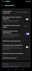 Nubia Red Magic 10 Pro - wybrane elementy ustawień