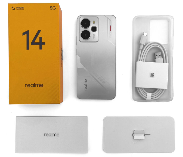 Realme 14 5G - zawartość pudełka