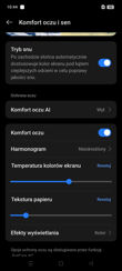 Realme 14 - elementy intefejsu