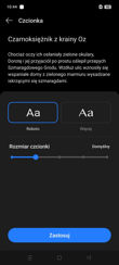 Realme 14 - elementy intefejsu