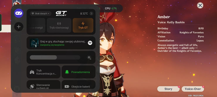 Realme 14 5G - Opcje GT