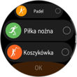 Dyscypliny sportowe wspierane przez Huawei Watch GT 6 Pr
