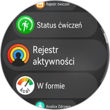 Menu w formie listy albo zasobnika z ikonami
