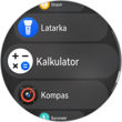 Menu w formie listy albo zasobnika z ikonami