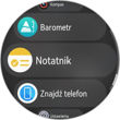 Menu w formie listy albo zasobnika z ikonami