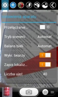 Interfejs aparatu