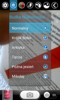 Interfejs aparatu
