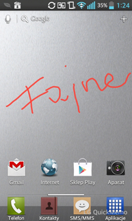 Menu LG L5