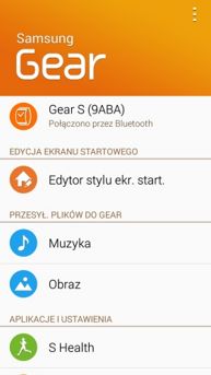 Aplikacja Gear Manager