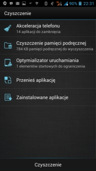 Optymalizacja systemu operacyjnego myPhone'a Next