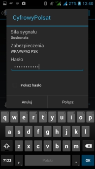 Ustawianie parametrów dostępu do internet