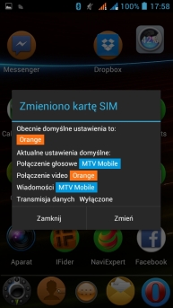Ustawianie parametrów kart SIM