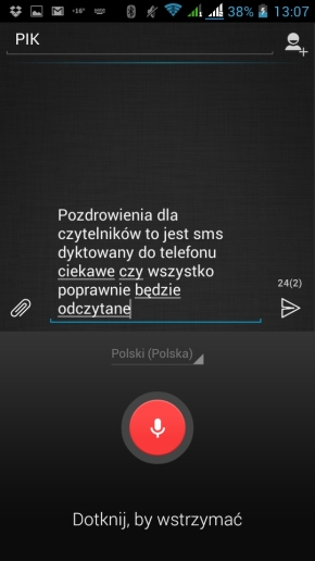 SMS-y w myPhonie Next
