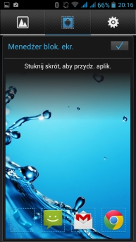 Interfejs Acera Liquid E2 Interfejs Acera Liquid E2