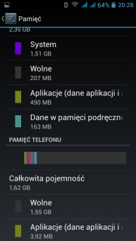 Interfejs Acera Liquid E2 Interfejs Acera Liquid E2