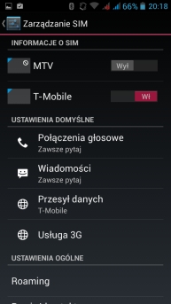 Interfejs Acera Liquid E2