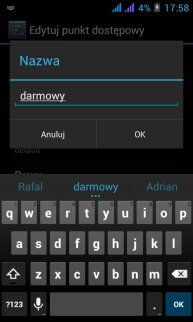 Nowy punkt dostępowy