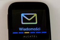 Trzecia pozycja w menu - wiadomości