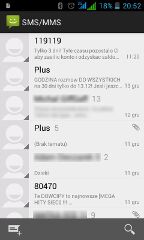 Lista wiadomości Lista wiadomości
